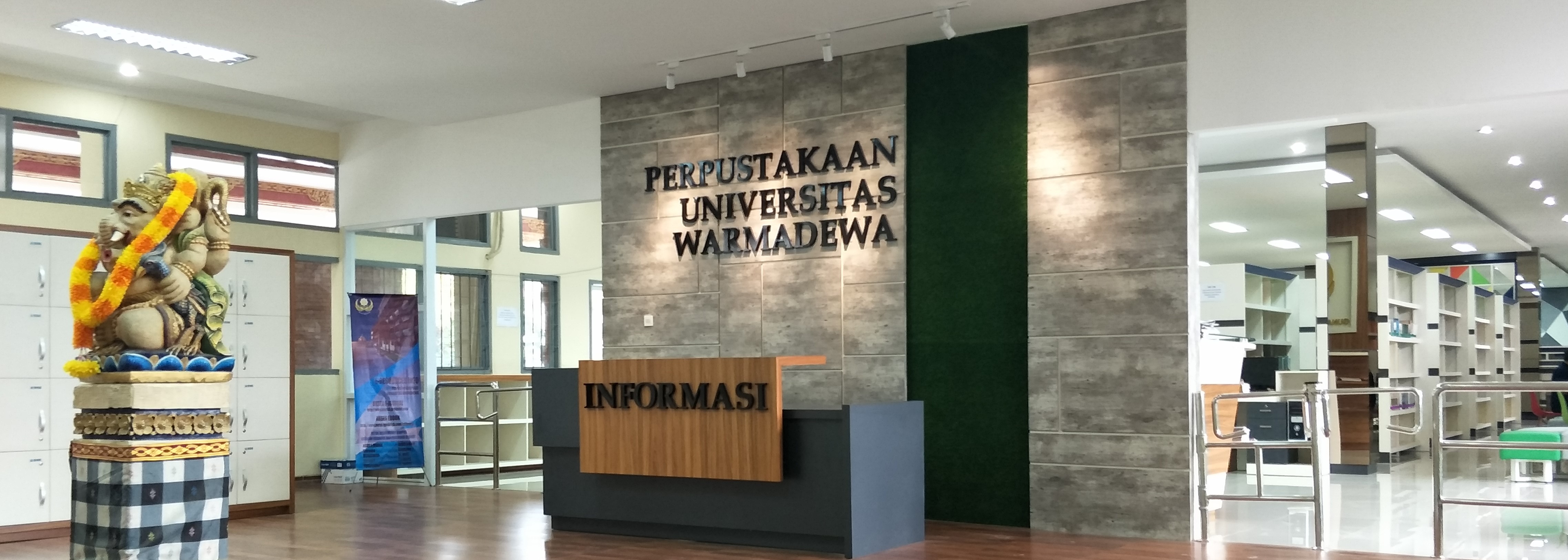 Website UPT Perpustakaan Universitas Warmadewa